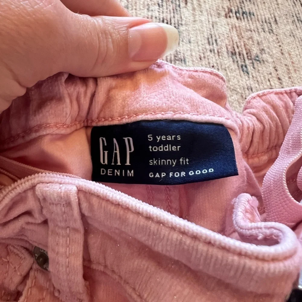 GAP Pink cord Straight Leg